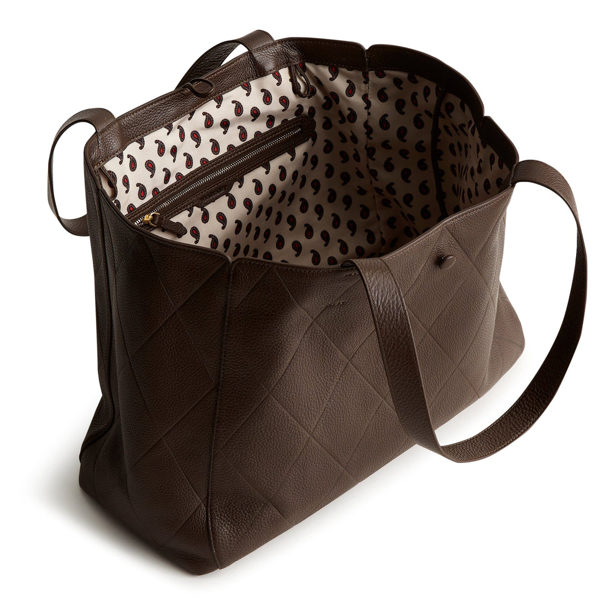 Hathaway Tote Bag Leather Vera Bradley