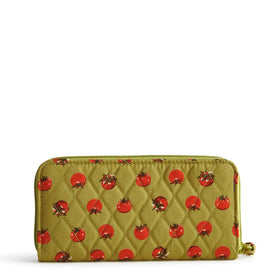 Continental Wallet-Tiny Tomatoes Palm-Image 2-Vera Bradley