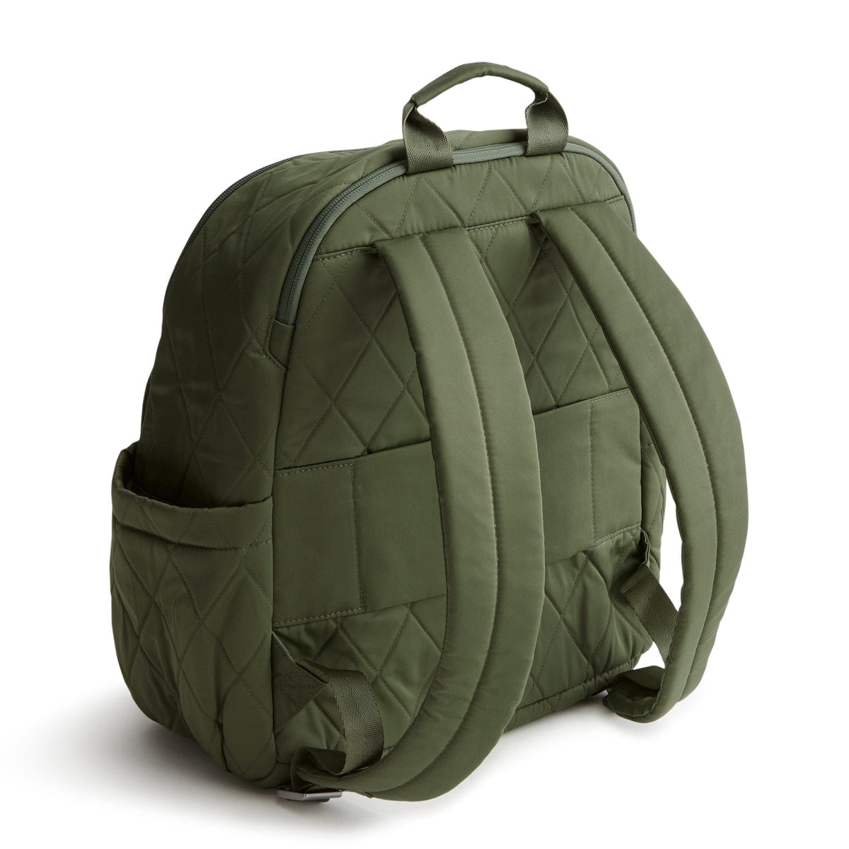 Vera Bradley Quilted Olive Backpack travel Vera Bradley Small Banbury Backpack - Golden Olive In  main image 2