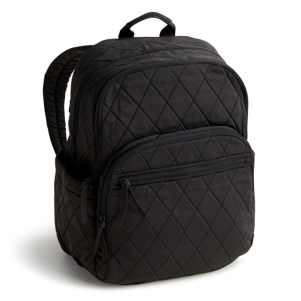 black quilted vera bradley backpack with laptop zipper Large Bancroft Backpack