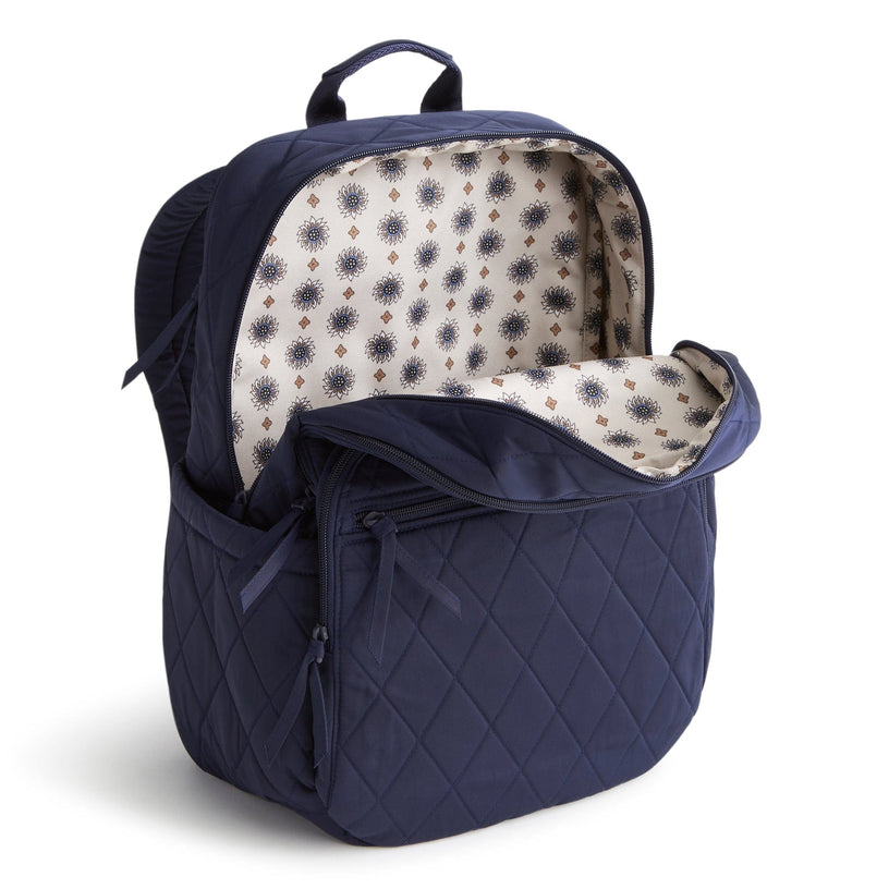 Large Bancroft Backpack-Peacoat-Image 4-Vera Bradley