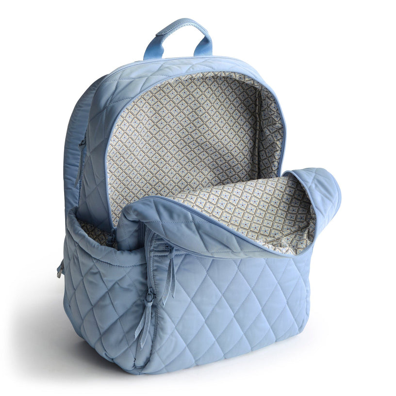 Large Bancroft Backpack-Soft Chambray-Image 3-Vera Bradley