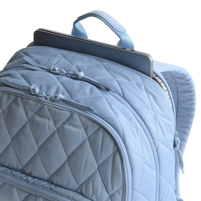 Large Bancroft Backpack-Soft Chambray-Image 5-Vera Bradley