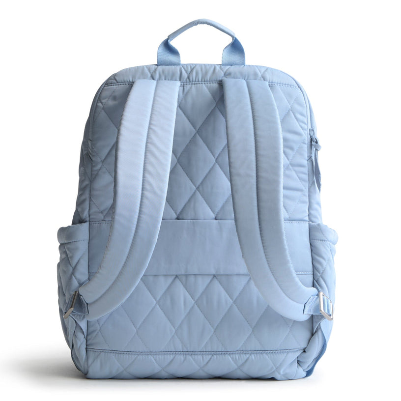 Large Bancroft Backpack-Soft Chambray-Image 6-Vera Bradley