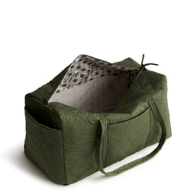 Large Original Duffel Bag-Bronze Green-Image 4-Vera Bradley