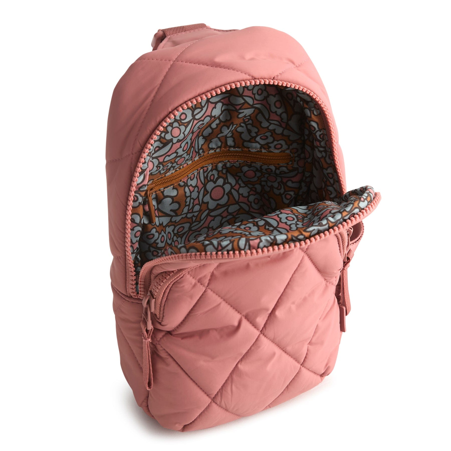 carol mini backpack with central zip in pink Lorman Sling Backpack - Featherweight