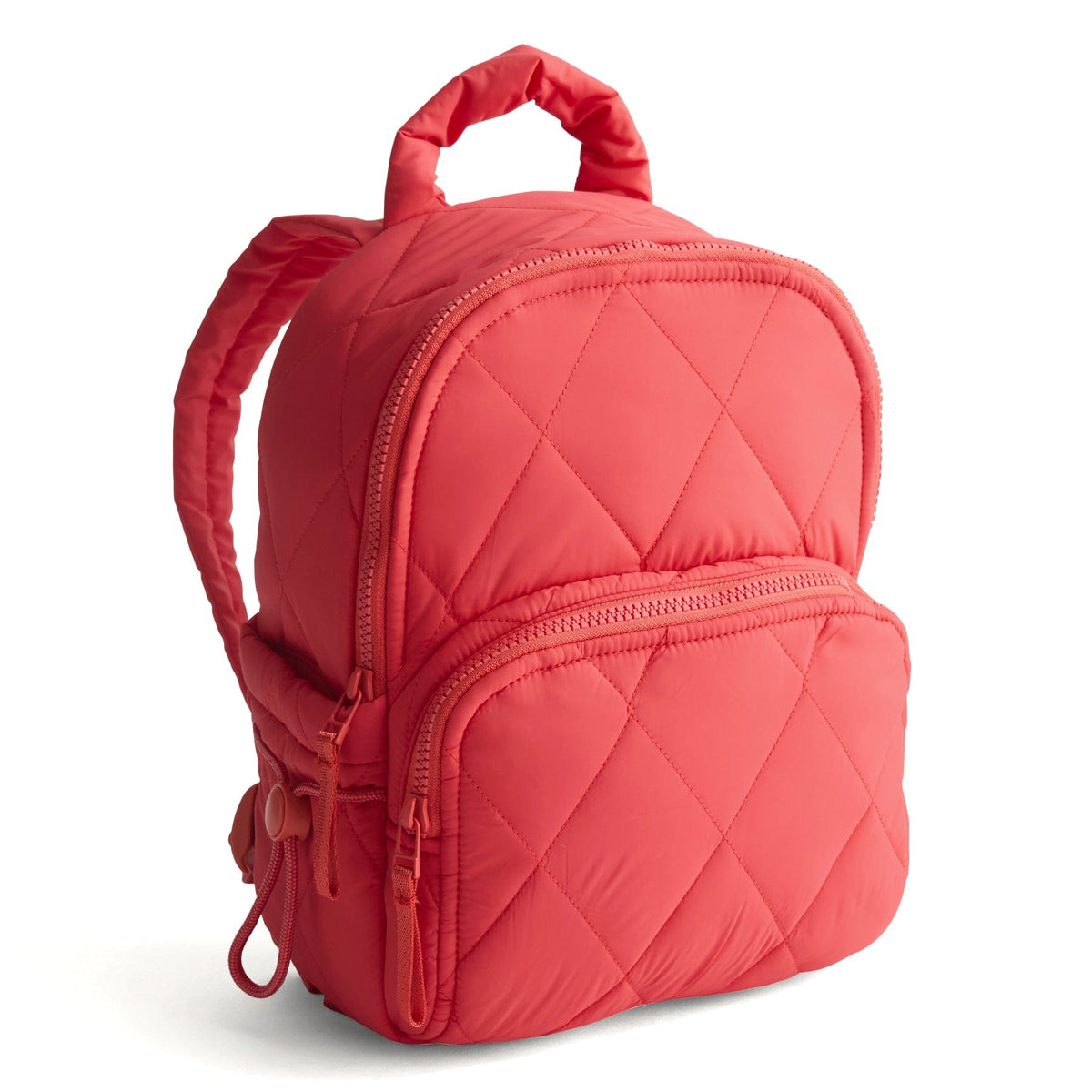 Vera Bradley Small Red Quilted Backpack Vera Bradley Provincial Red Snap Medium Backpack Retired Bag  main image 4