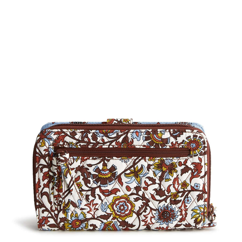 Large Tab Wallet-Marrakesh Vines Cream-Image 2-Vera Bradley