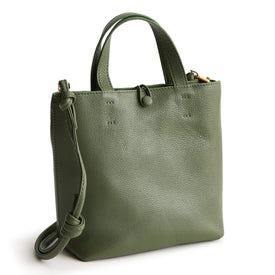 Mini Original Tote Bag-Bronze Green-Image 1-Vera Bradley