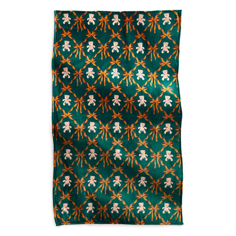 Plush Throw Blanket-Bear Mosaic-Image 2-Vera Bradley