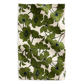Plush Throw Blanket-Scattered Anemones Seedpearl-Image 1-Vera Bradley