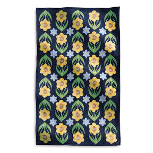 Plush Throw Blanket - Daffodils Subtle - Swatch Image