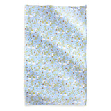 Plush Throw Blanket - Bee Garden Blue - Swatch Image