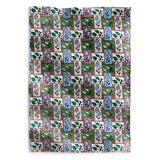 Plush Throw Blanket - Ribbon Plaid Neutral - Swatch Image