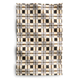 Plush Throw Blanket - Wavy Plaid Alloy - Swatch Image