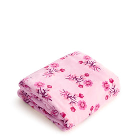 Plush Throw Blanket - Melissa Ditsy Pink - Image 2
