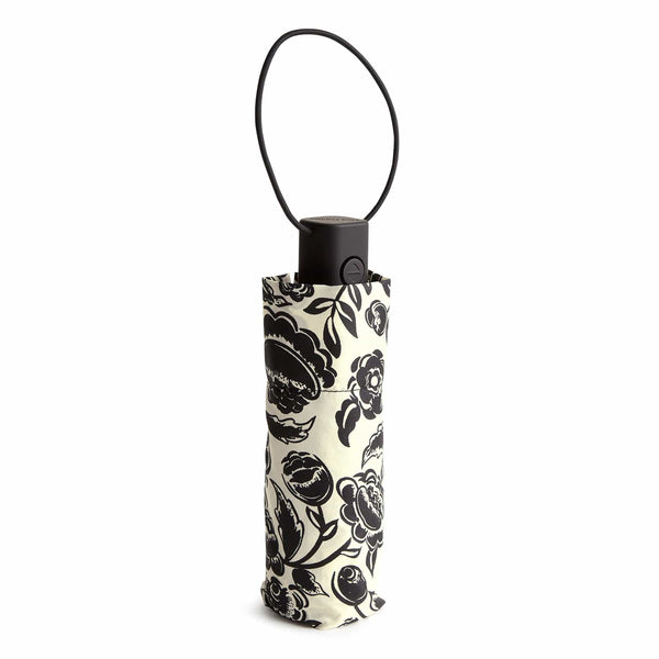 Mini Umbrella - Bubbly Flowers Black