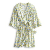 Knit Robe - Bachelor Buttons White / Small - Medium - Swatch Image