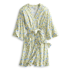 Knit Robe - Bachelor Buttons White / Small - Medium - Swatch Image