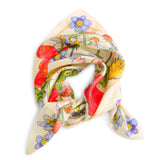 Square Silk Scarf - All the Pretty Wildflowers - Swatch Image