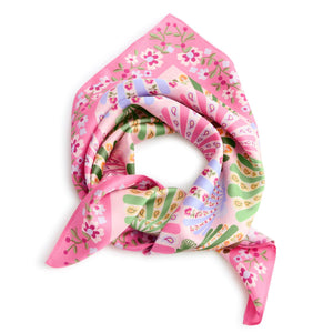 Square Silk Scarf - Cottage Shells - Swatch Image