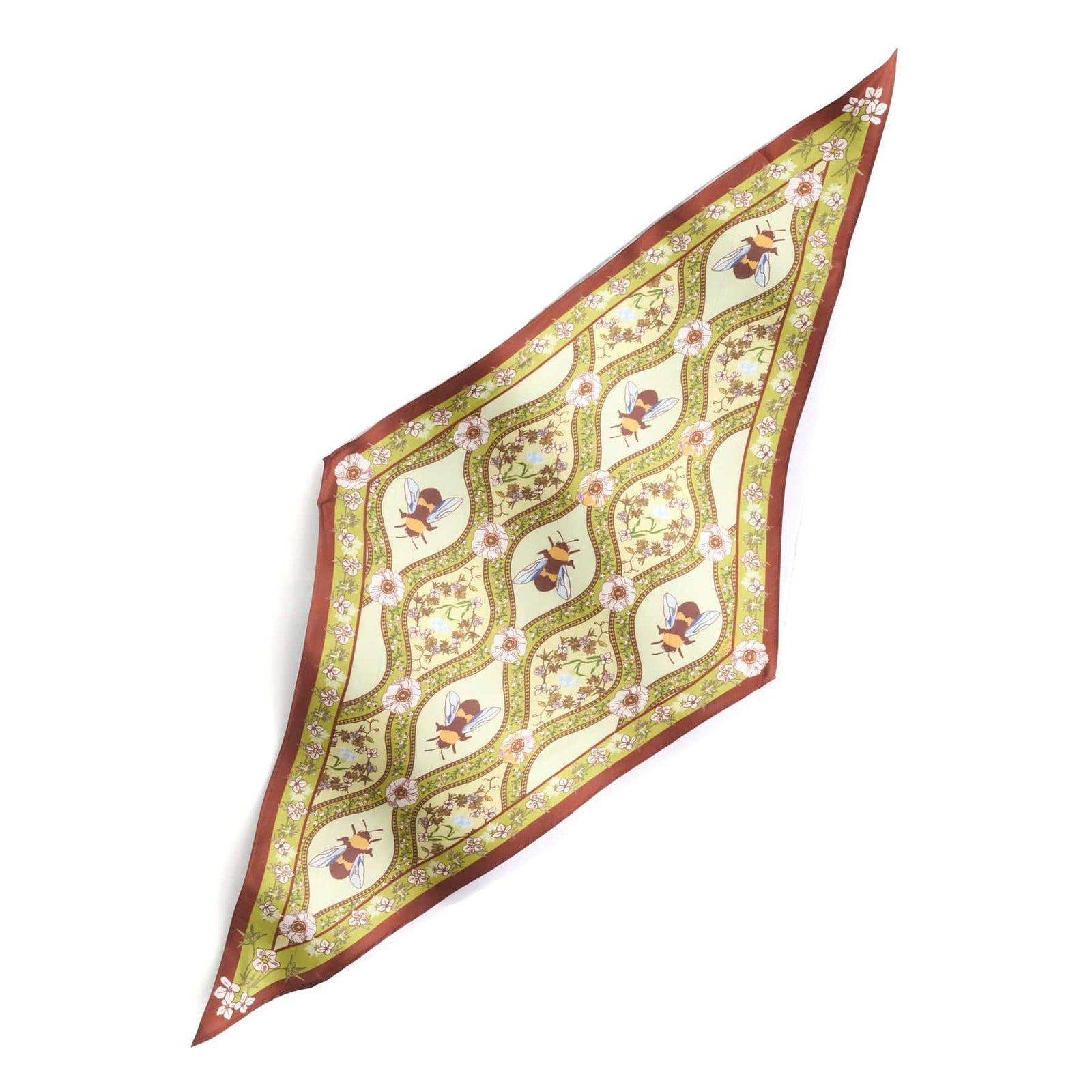 Diamond Silk Scarf Bees Ogee main image 1