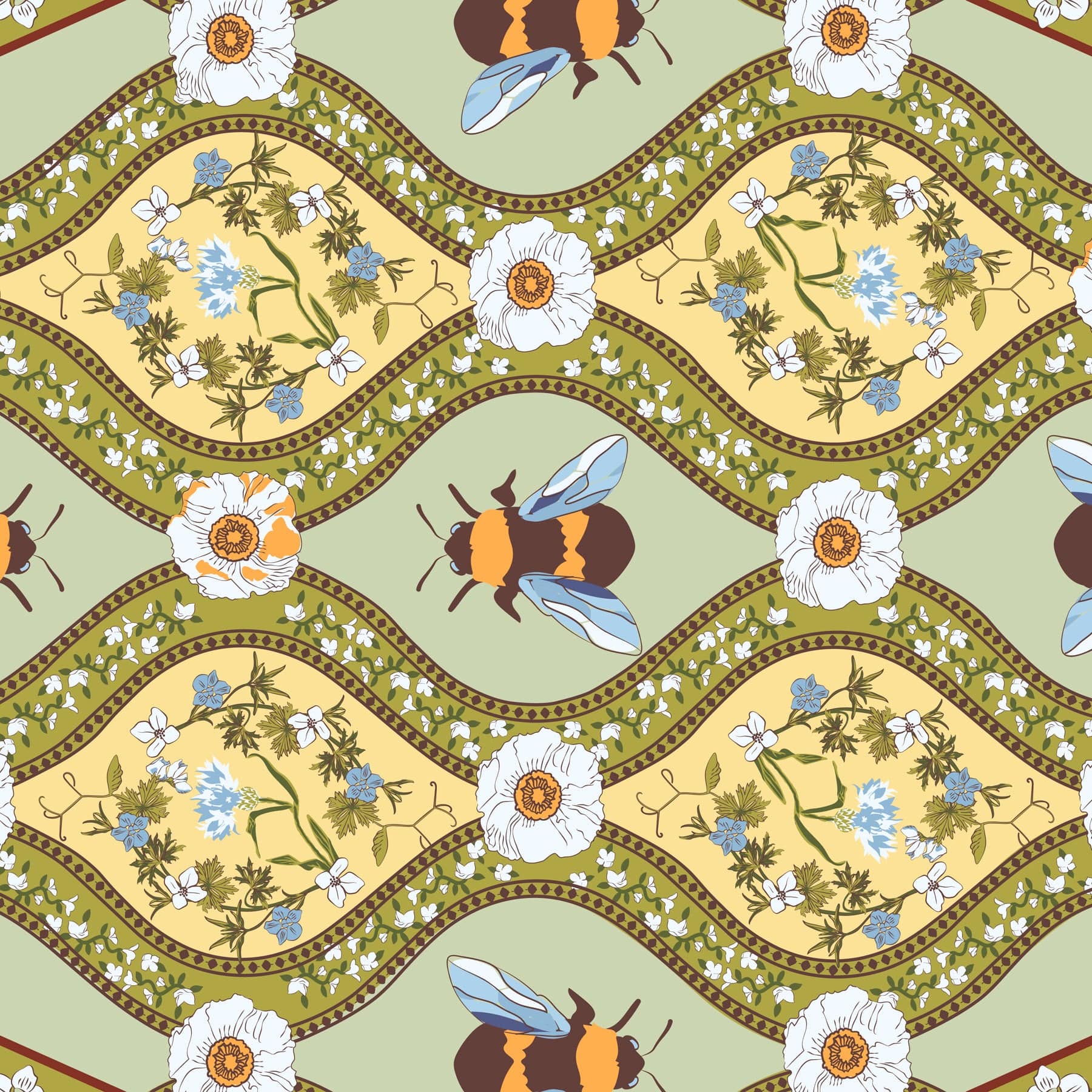 Diamond Silk Scarf