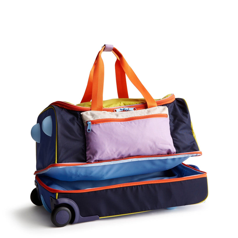Adair Rolling Duffel Bag-Kew Gardens Colorblock-Image 2-Vera Bradley