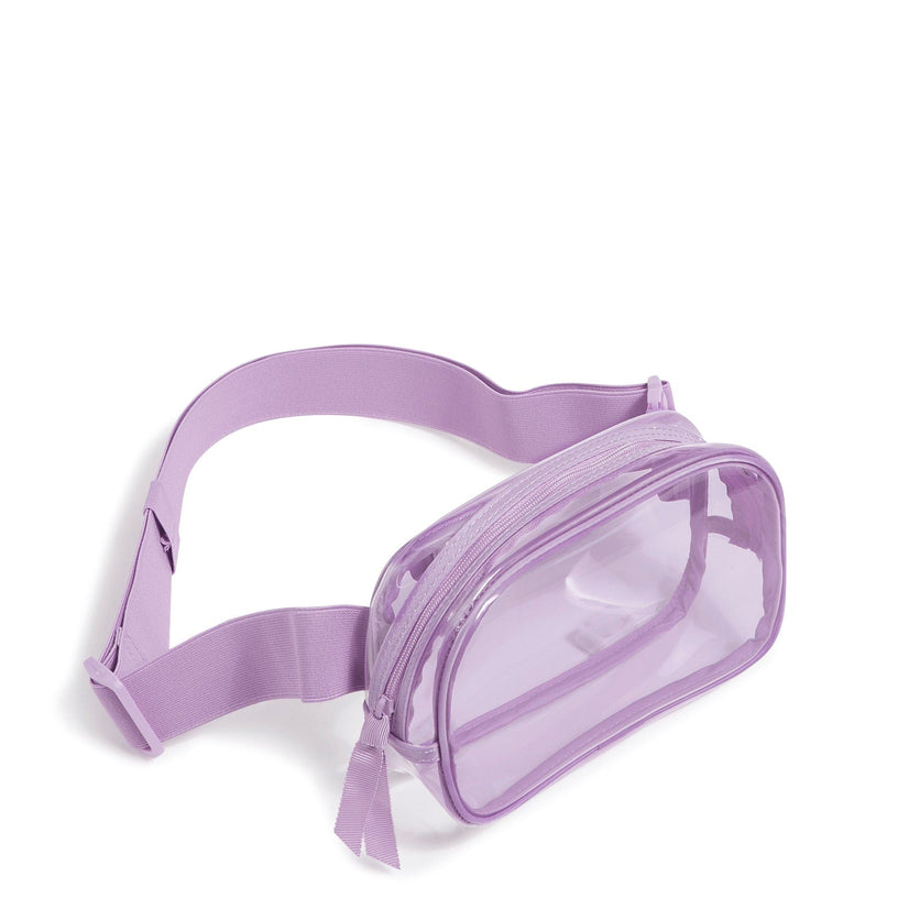 Clear Small Belt Bag-Purple Rhapsody-Image 2-Vera Bradley