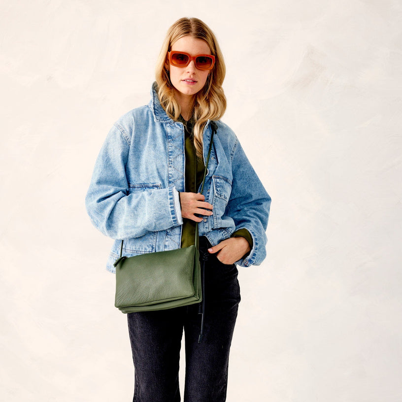 Foxbury Crossbody-Bronze Green-Image 2-Vera Bradley