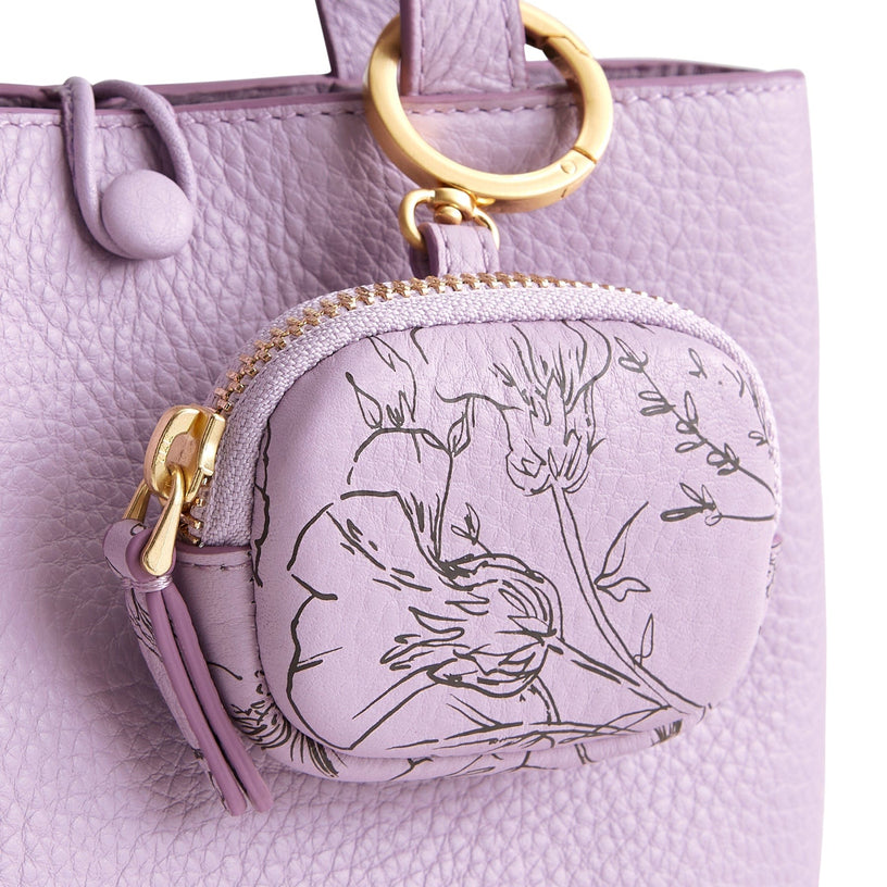 Bag Charm for AirPods-Bloom Lavender Frost-Image 2-Vera Bradley