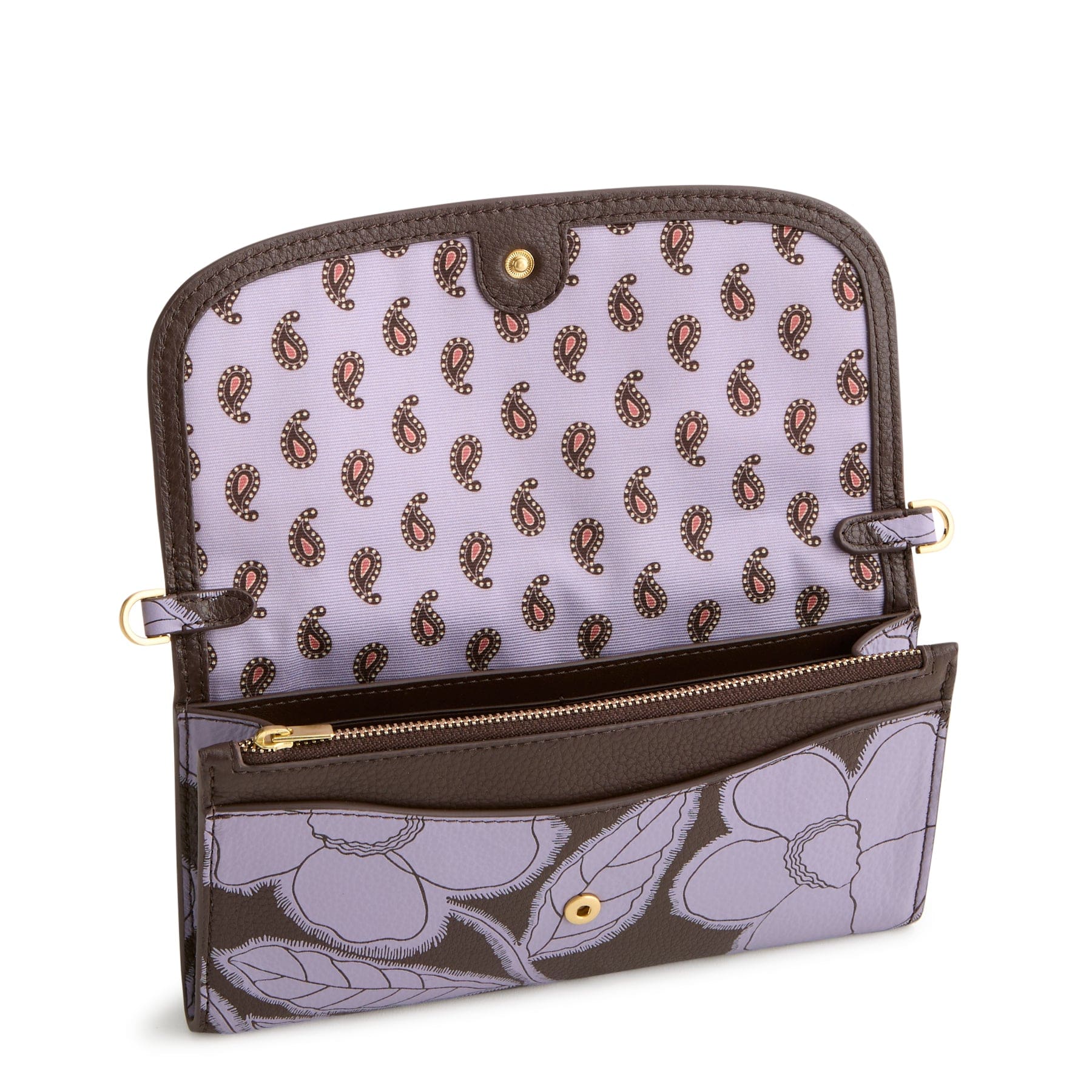 Wildwood Wallet Crossbody - Leather | Vera Bradley