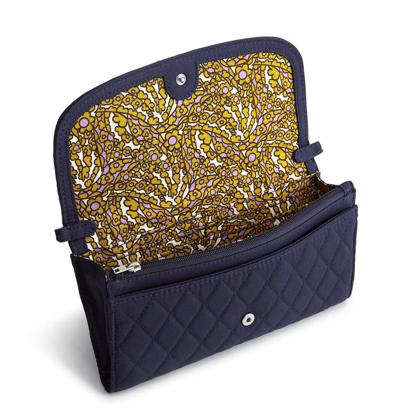Wildwood Wallet Crossbody-Peacoat-Image 6-Vera Bradley