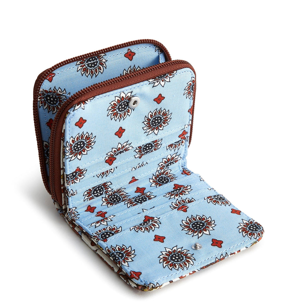 Small Zip-Around Wallet - Cotton | Vera Bradley Small Zip-Around Wallet - Cotton | Vera Bradley