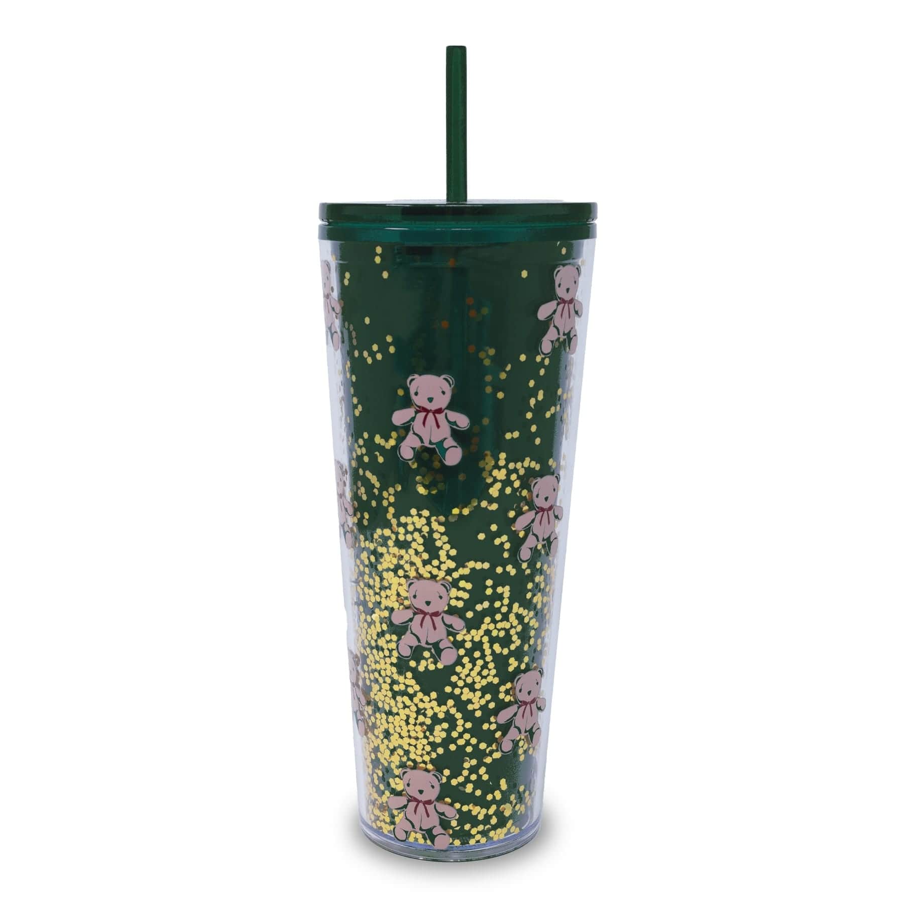 Vera Bradley 24oz Travel Tumbler with Matching Flexible Straw - Thumbnail 2