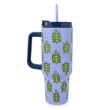 Stainless Steel XL Tumbler w/Handle - Slow Dance - Swatch Image