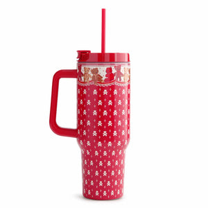 Stainless Steel XL Tumbler w/Handle - Beary Ditsy - Swatch Image