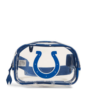 NFL Clear Small Belt Bag - Blue/White Bandana with Indianapolis Colts - Swatch Image