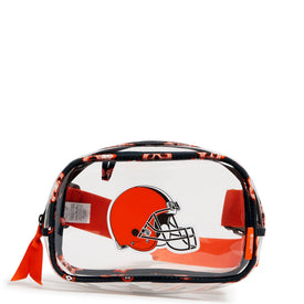 Vera Bradley NFL Clear Small Belt Bag Women in Cleveland Browns Bandana
