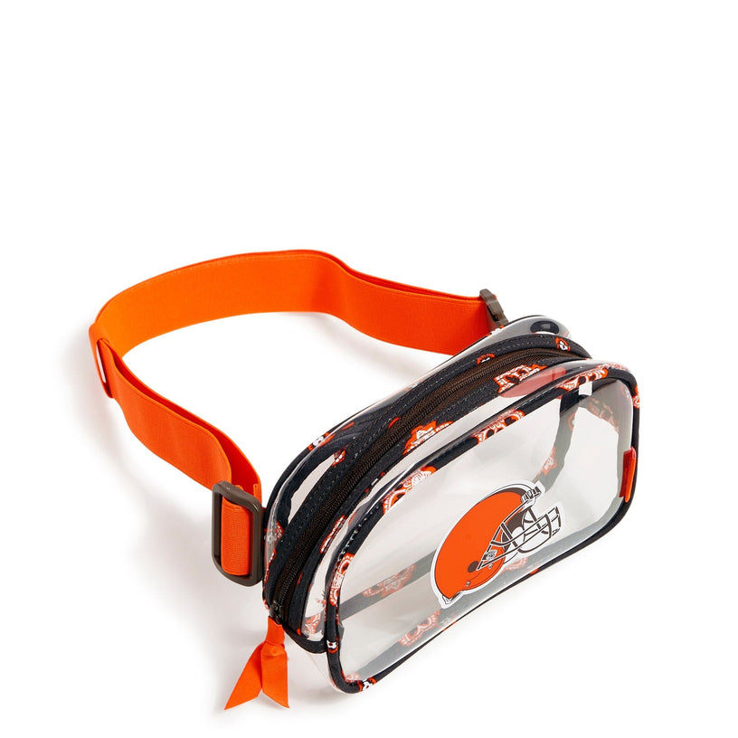 NFL Clear Small Belt Bag-Cleveland Browns Bandana-Image 2-Vera Bradley