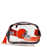 NFL Clear Small Belt Bag - Cleveland Browns Bandana - Swatch Image