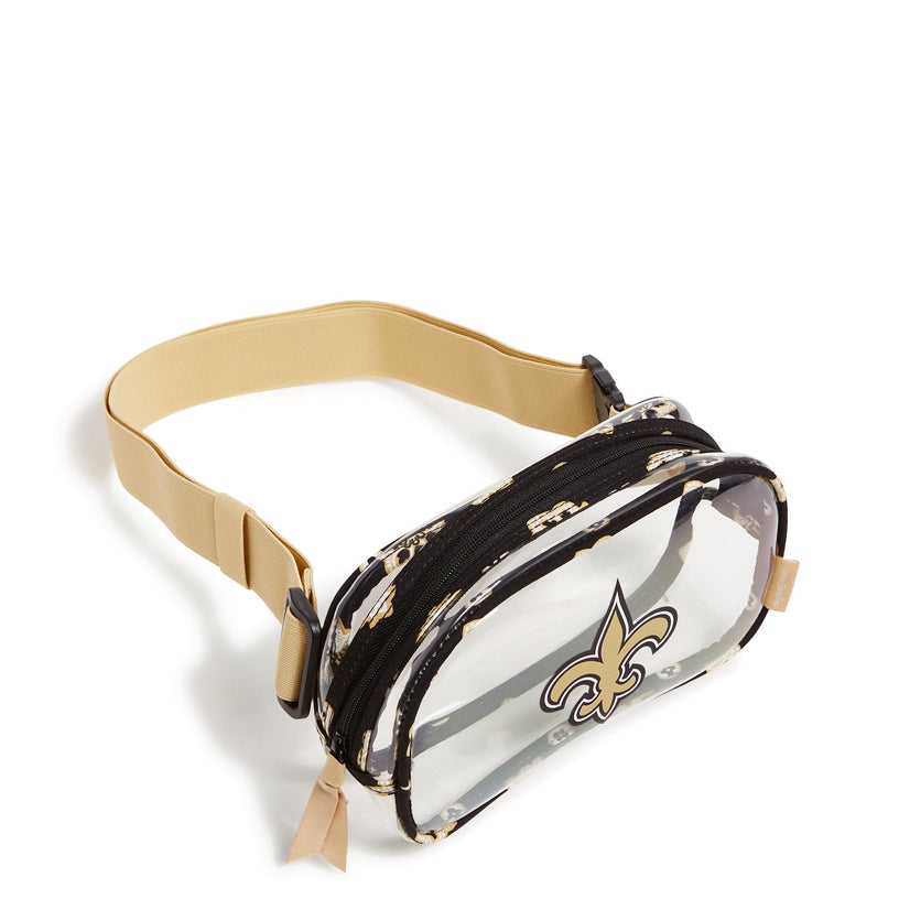 NFL Clear Small Belt Bag-New Orleans Saints Bandana-Image 2-Vera Bradley