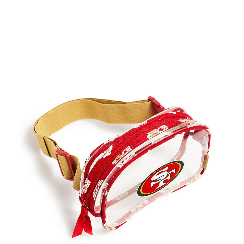 NFL Clear Small Belt Bag-San Francisco 49ers Bandana-Image 2-Vera Bradley