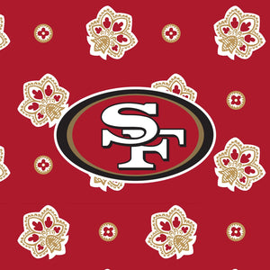 NFL Clear Small Belt Bag-San Francisco 49ers Bandana-Image 3-Vera Bradley