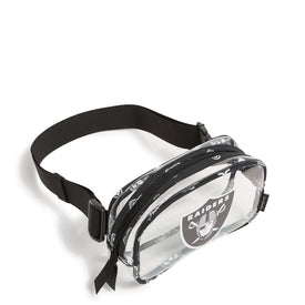 NFL Clear Small Belt Bag-Las Vegas Raiders Bandana-Image 2-Vera Bradley