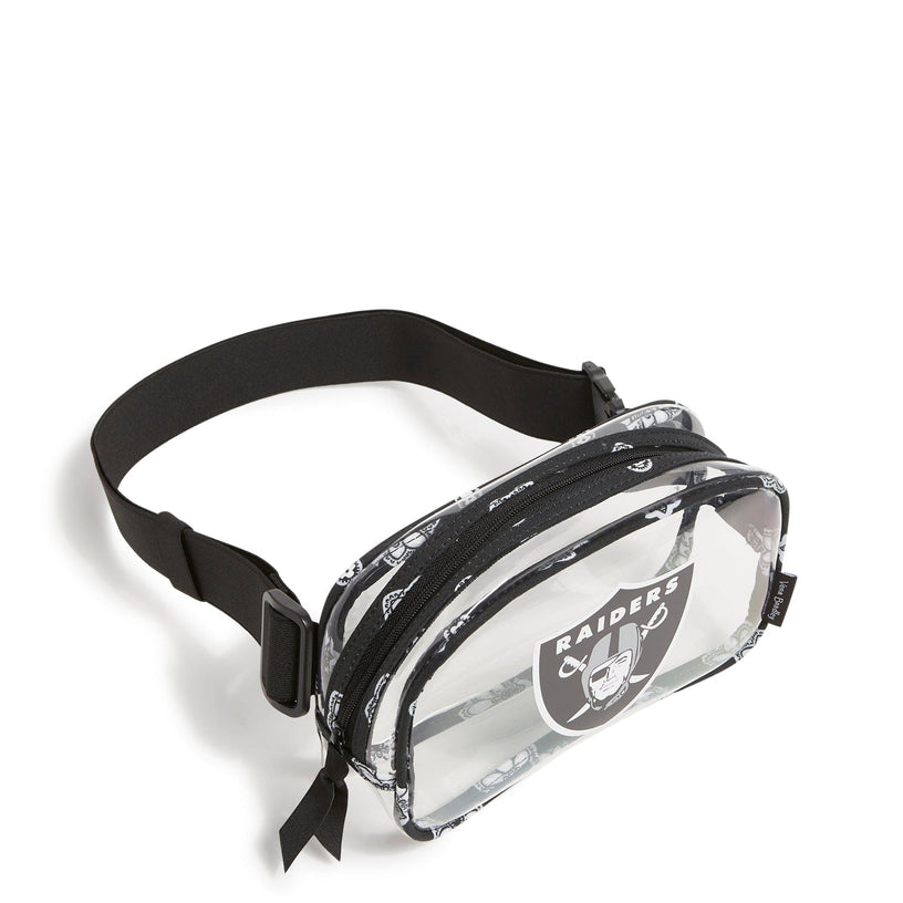 NFL Clear Small Belt Bag-Las Vegas Raiders Bandana-Image 2-Vera Bradley