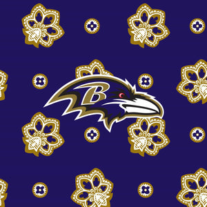 NFL Clear Small Belt Bag-Baltimore Ravens Bandana-Image 3-Vera Bradley