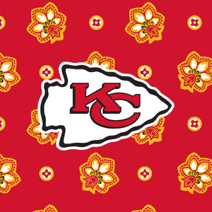 NFL Clear Small Backpack-Kansas City Chiefs Bandana-Image 2-Vera Bradley