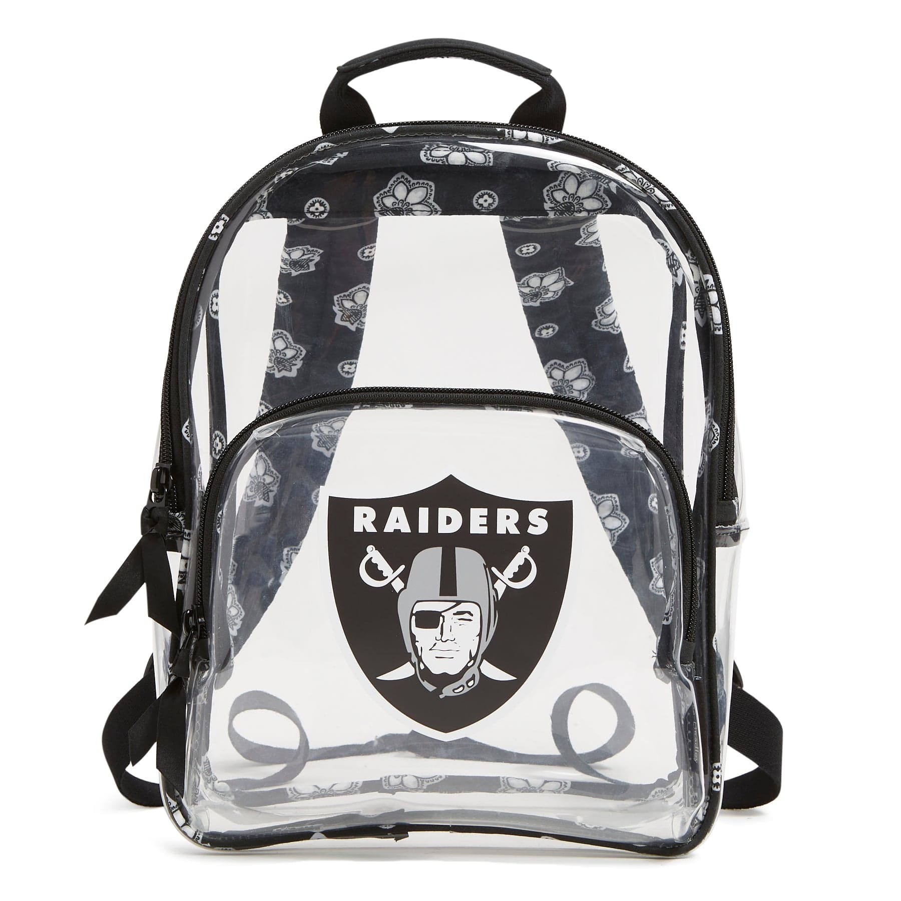 Las Vegas Raiders NFL Clear Small Backpack | Vera Bradley