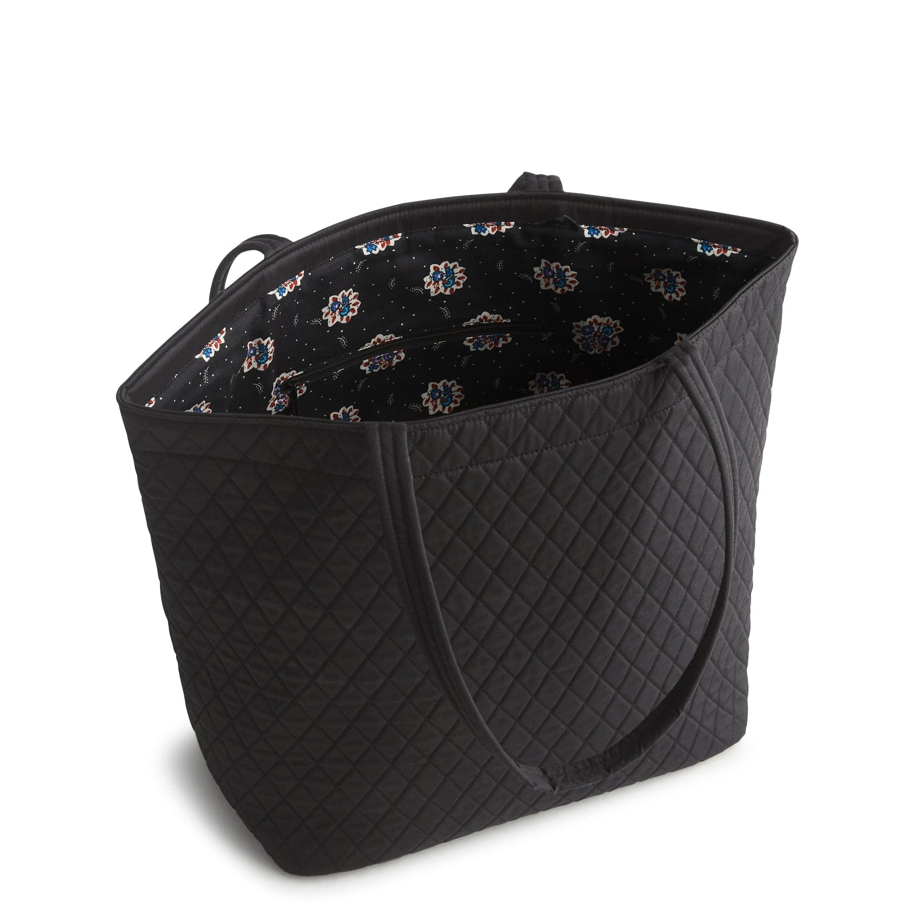 Vera Bradley ブラックキルティング トートバッグ Marston Grand Tote Bag - Cotton | Vera Bradley